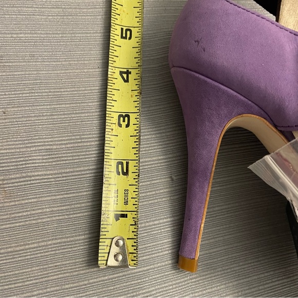 NWT Zara Purple Suede Stiletto Heels Made in Spain 39 - Picture 9 of 12